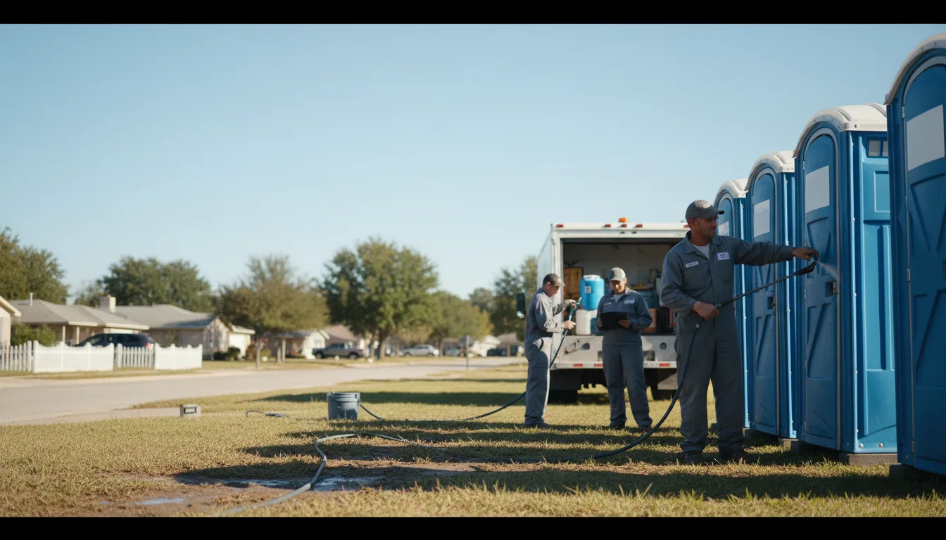 Long-Term Portable Toilet Rental in Mathis, TX near me